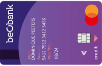 Beobank carte de crédit Mastercard
