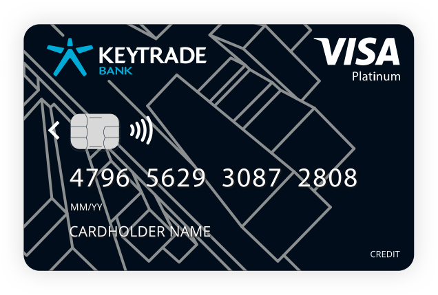 Keytrade carte Visa platinum